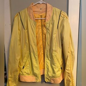 Lululemon yellow jacket barely worn!
